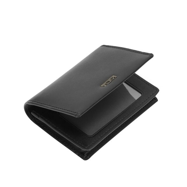 GUSSETED CARD CASE BLK SMOOTH - large | Tumi Thailand