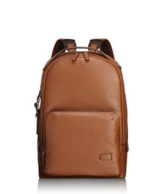 tumi harrison leather backpack