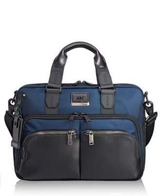 tumi bag initials