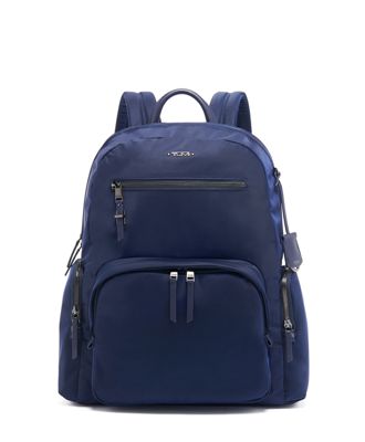 tumi blue backpack