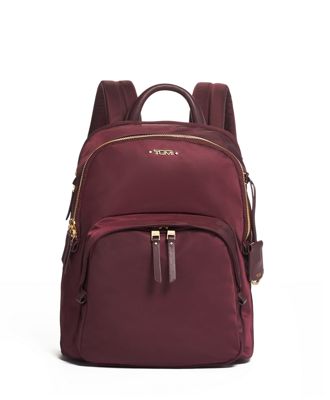 tumi maroon backpack