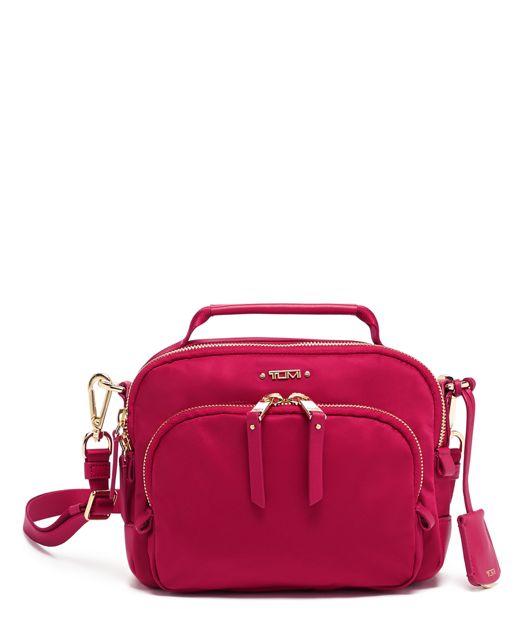 Troy Crossbody in Raspberry