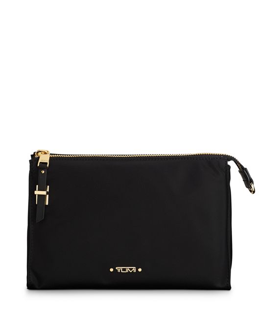 Basel Small Triangle Pouch Black - large | Tumi Thailand