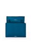 Just In Case® Tote in Dark  Turquoise/Embo Side View