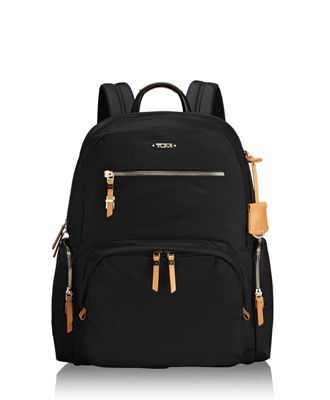 tumi carson backpack black