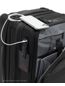 International Office 4 Wheeled Carry-On in Black Side View
