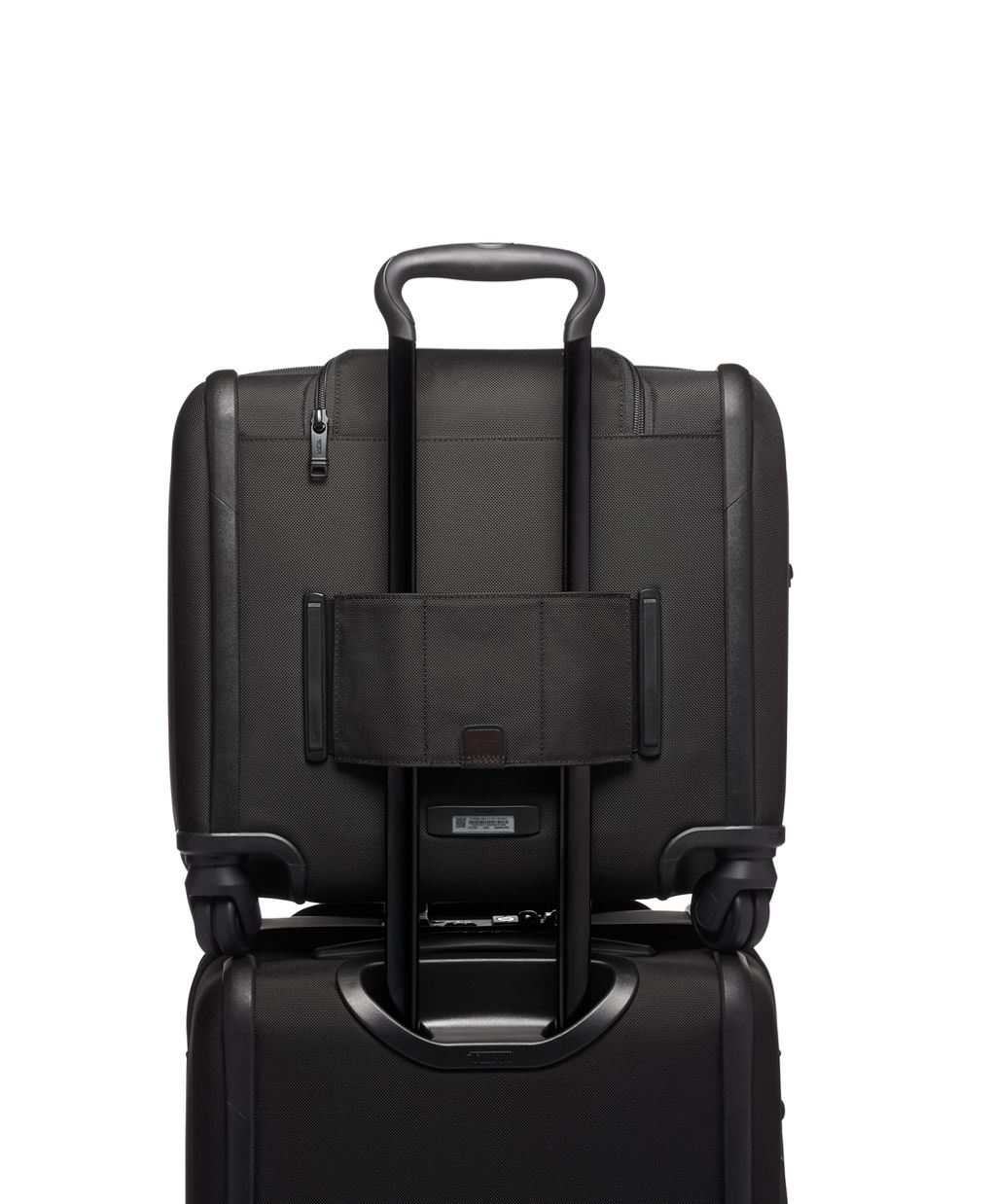 Tumi Alpha Small Compact 4 Wheeled Brief Black