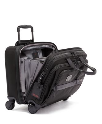 tumi alpha wheeled briefcase
