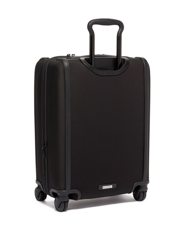 Black Continential Dual Access 4 Wheeled Carry-On