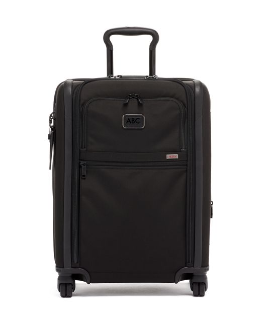 Black Continential Dual Access 4 Wheeled Carry-On
