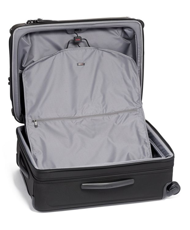Black Short Trip Expandable 4 Wheeled Packing Case