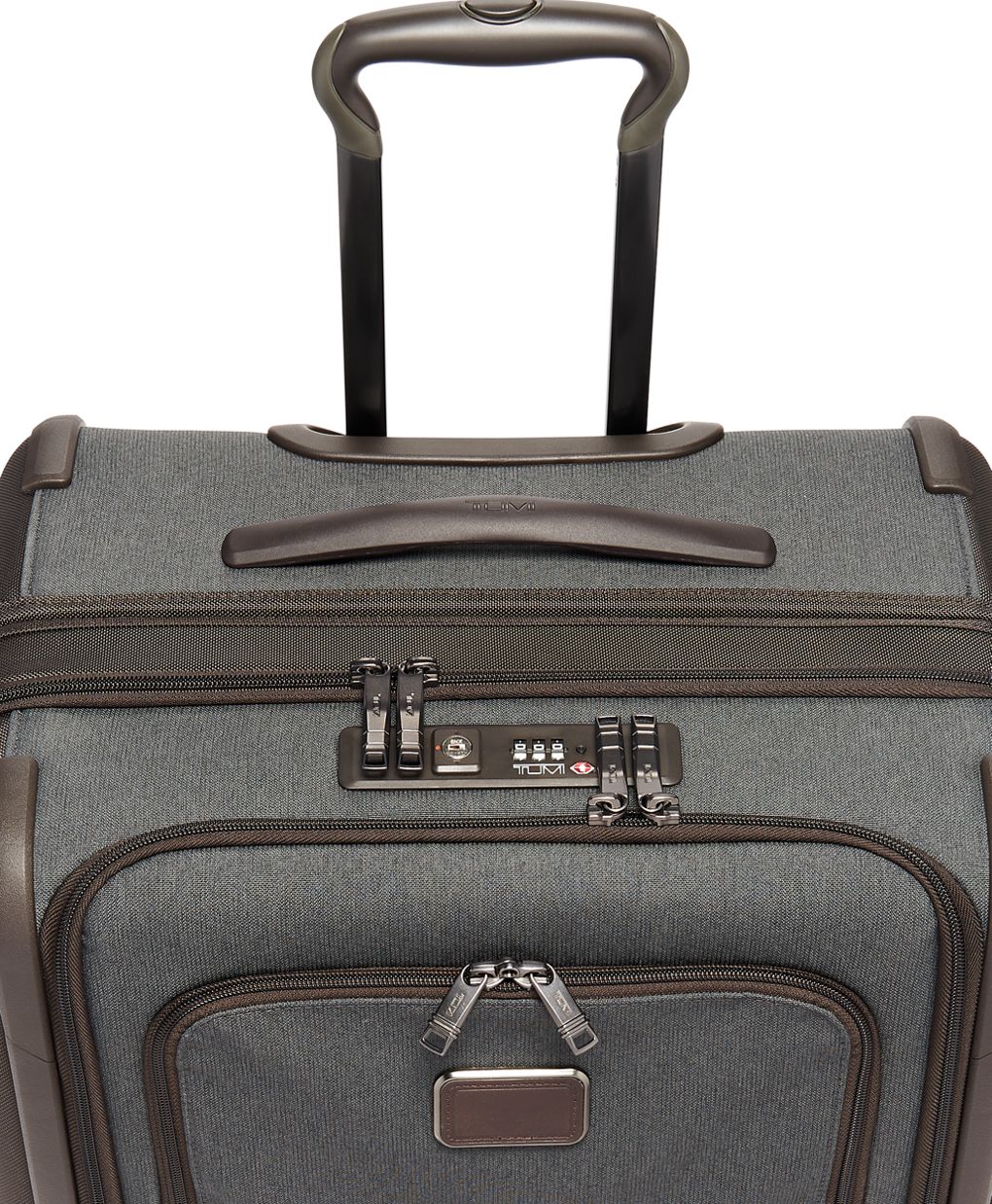 TUMI Hard Case Zip Box LIGHT GRAY for Toiletries / Small items / Travel