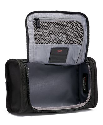 tumi leather toiletry bag