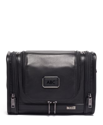 tumi leather travel bag