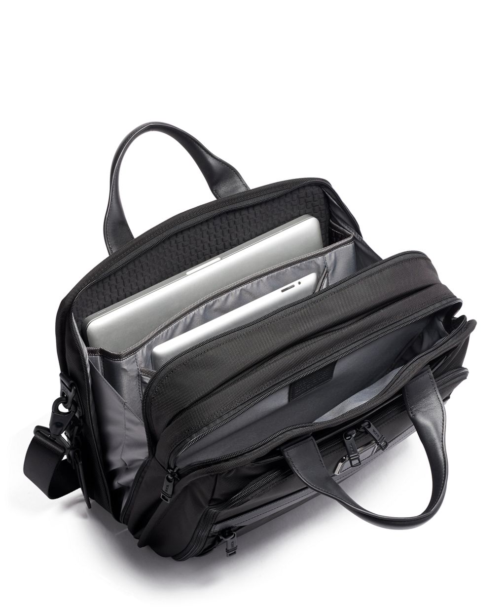 Tumi organizer 2025 portfolio leather brief