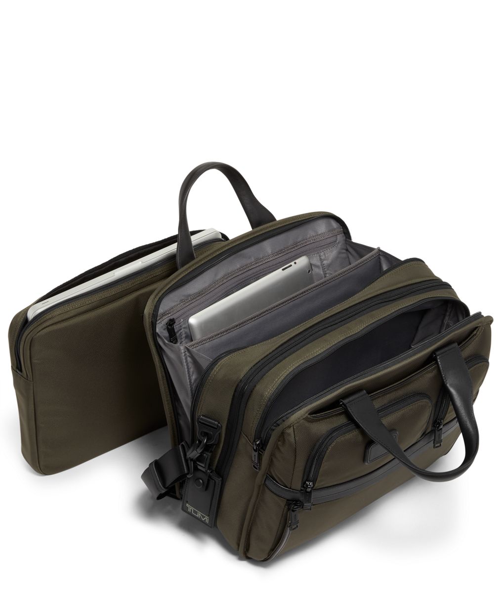 Tumi expandable organizer online laptop brief