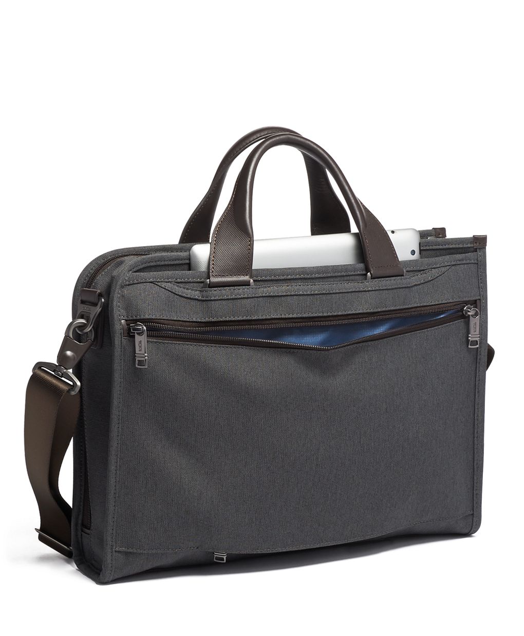 Tumi deluxe 2025 computer portfolio brief