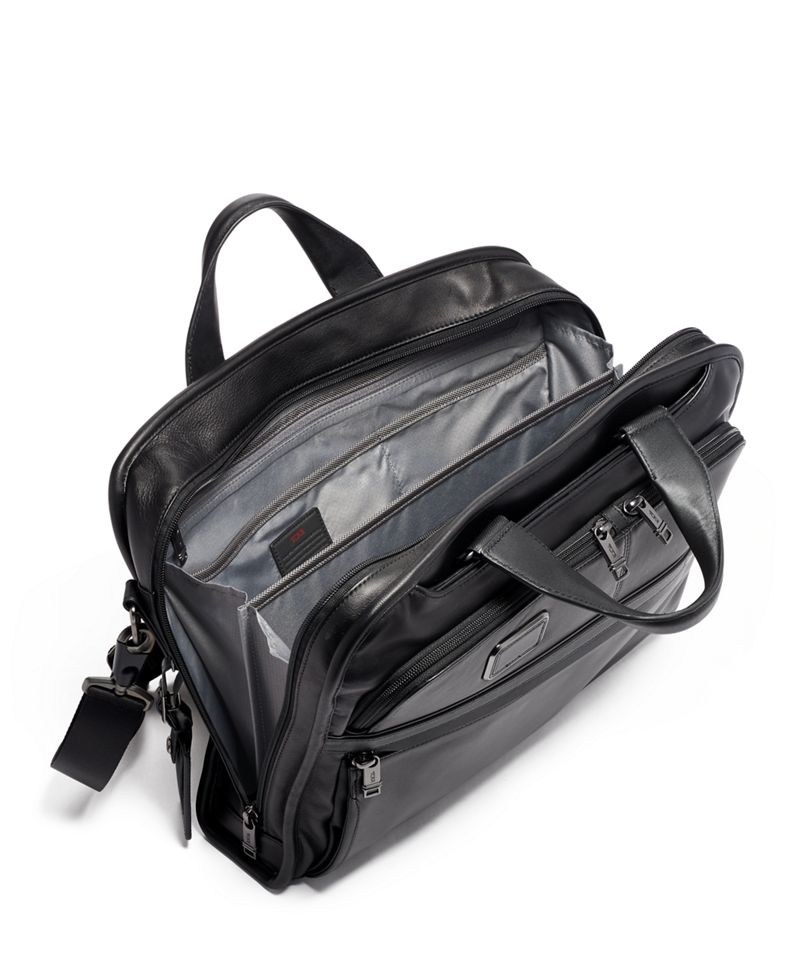 Organizer Portfolio Brief Leather Alpha 3 Tumi Global Site