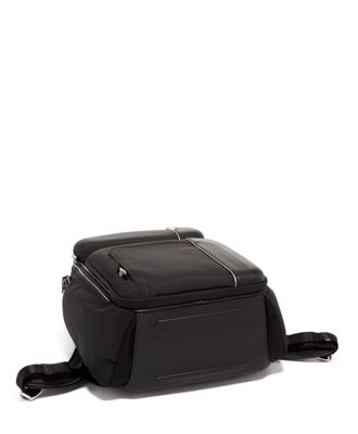 tumi barker backpack leather