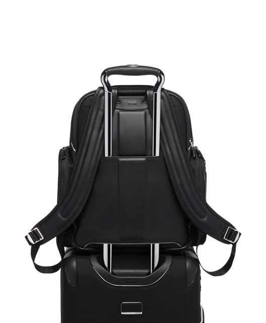 Larson Backpack Leather Black - large | Tumi Thailand