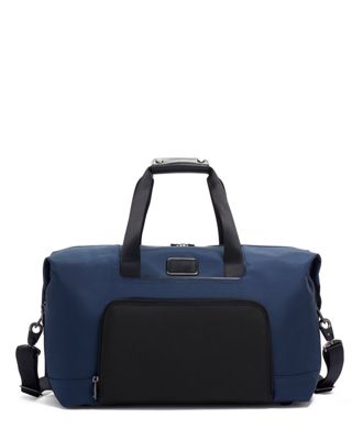 tumi leather travel bag