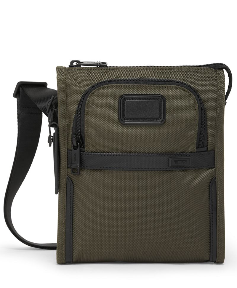 TUMI Olive Green Tegra-Lite Expandable Luggage TUMI