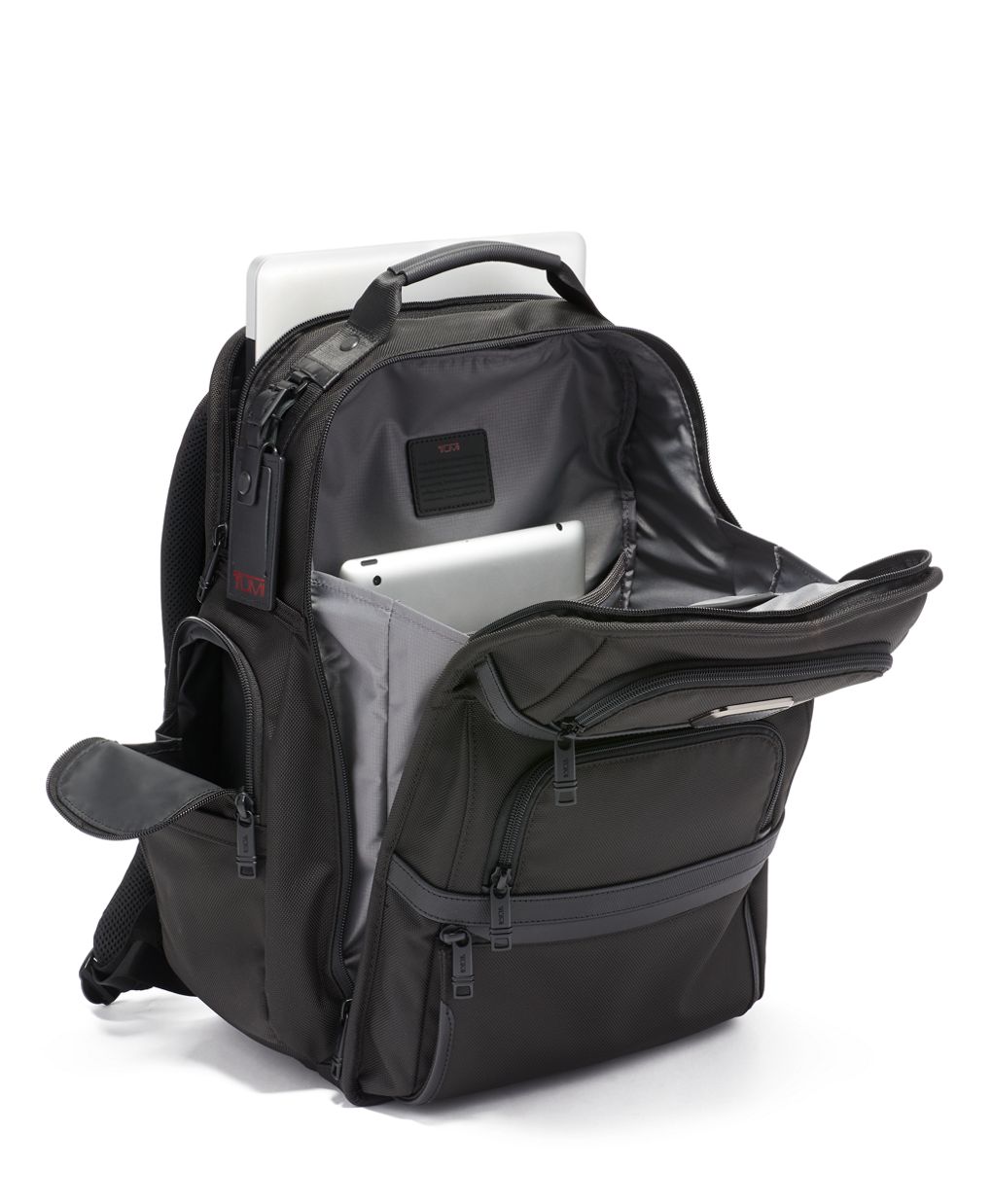 TUMI 932388 DL ALPHAメンズ リュックバックパック 黒 レザー-