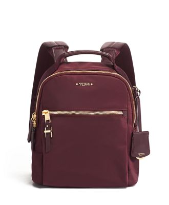 tumi maroon backpack