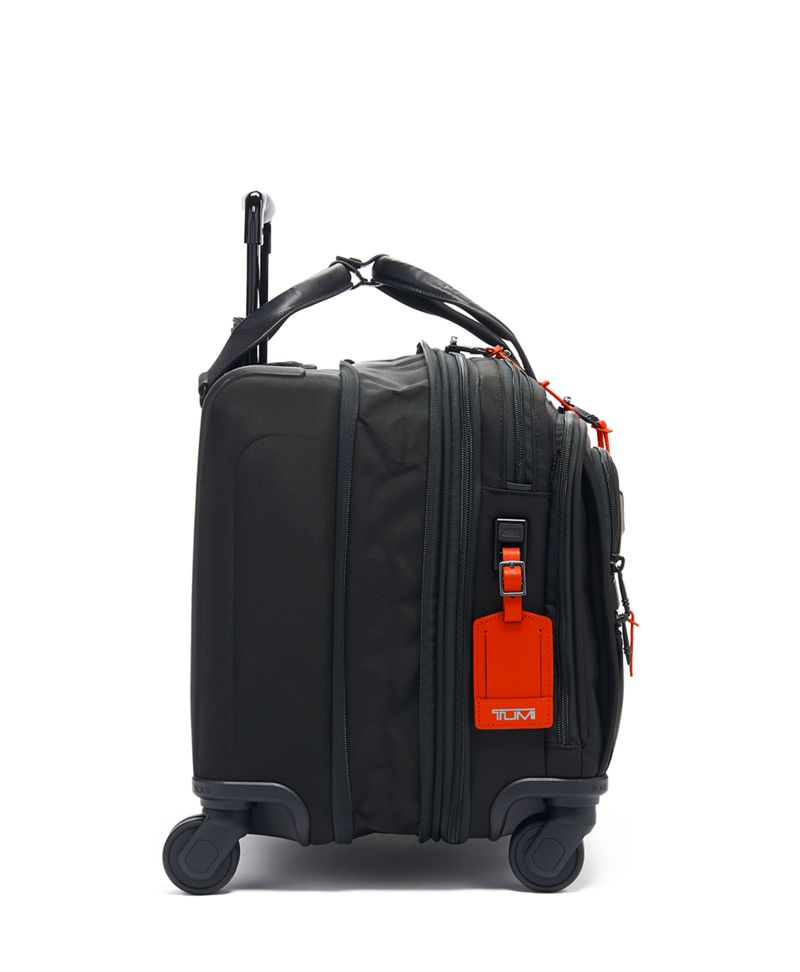 TUMI's Deluxe 4 Wheeled Laptop Case Brief