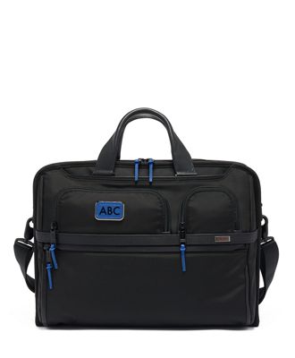 tumi alpha 2 compact large screen laptop briefcase