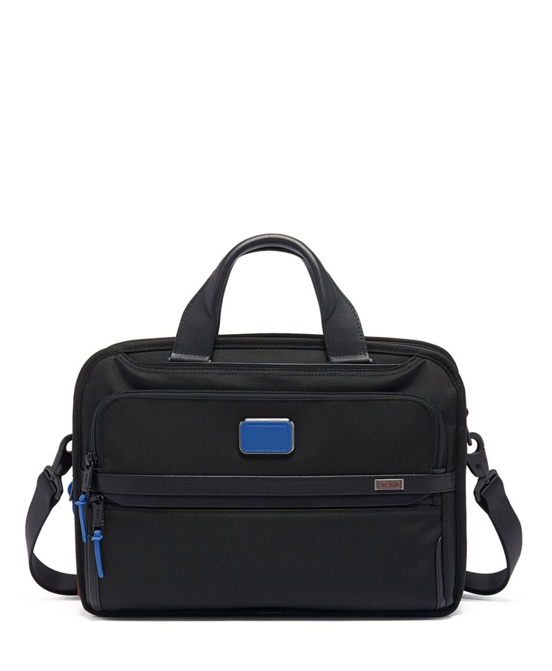 tumi triple compartment brief