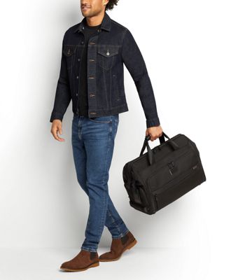 tumi framed soft duffel