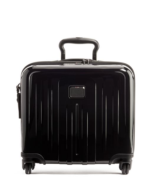 Compact 4 Wheeled Brief in Black