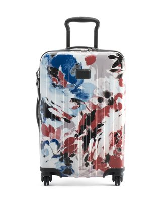 tumi floral carry on