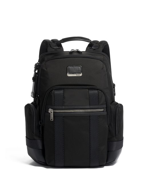 Nathan Expandable Backpack in Black