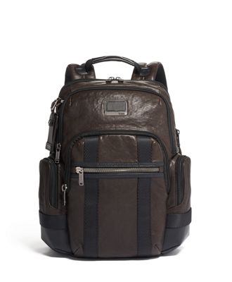 tumi gray backpack