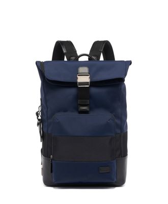 tumi harrison oak roll top backpack