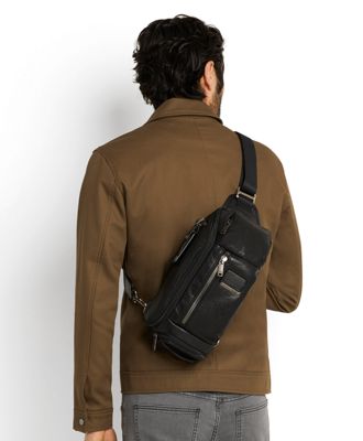 tumi kelley sling navy