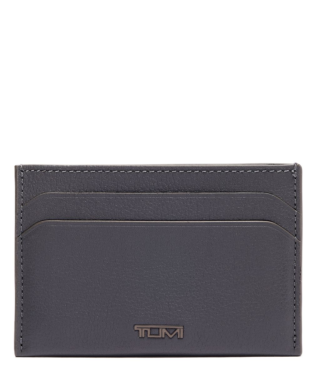 Cobalt Blue Leather ID Card Holder // Slim Leather Travel Card 