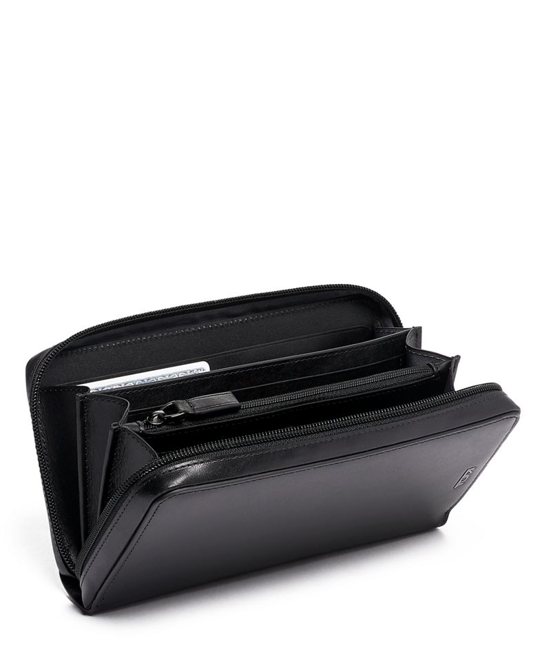 Tumi Men's Nassau Zip-Around Travel Wallet