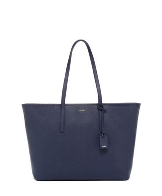 tumi leather handbag