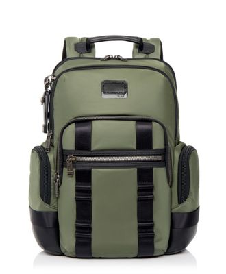 tumi green backpack