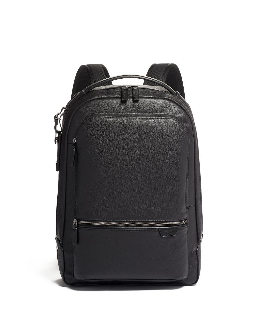 Leather-Trimmed Recycled-Nylon Backpack