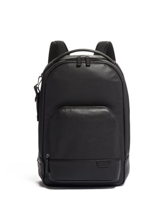 tumi harrison leather backpack