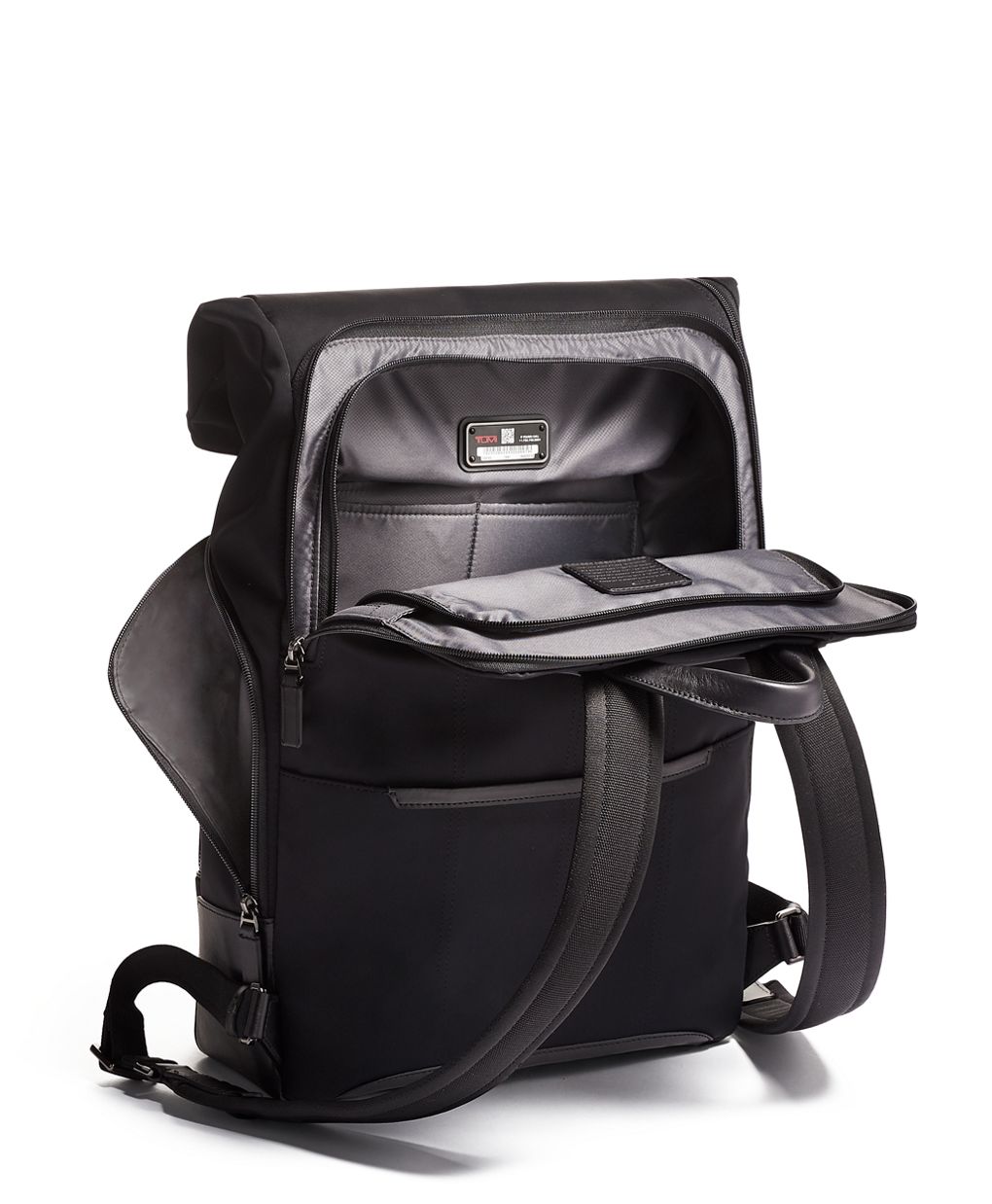 Tumi roll top backpack sale sale