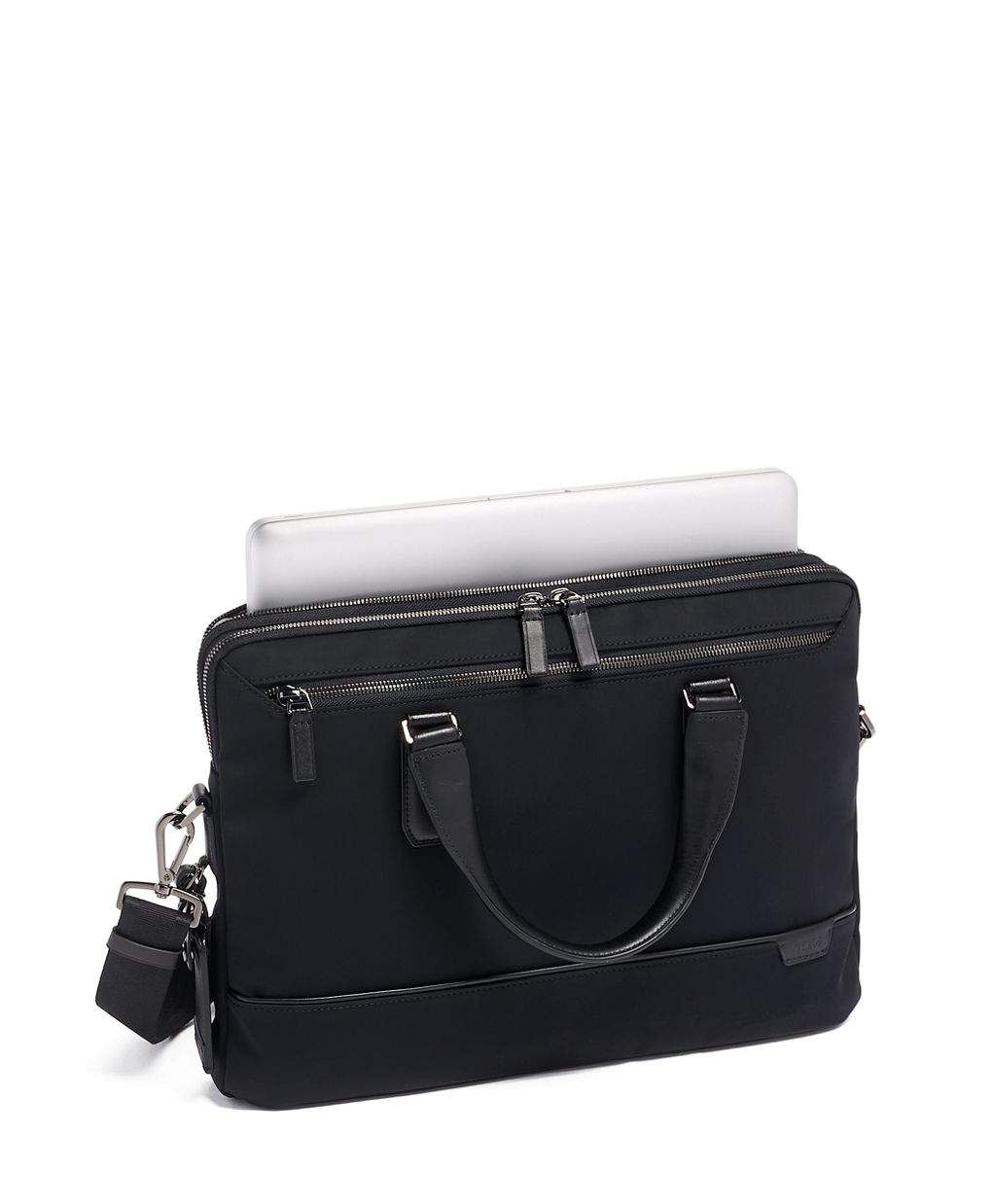 Tumi slim large screen leather computer portfolio clearance brief