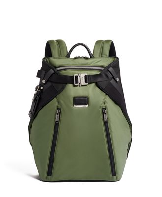 tumi green backpack