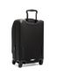 International Front Lid 4 Wheeled Carry-On in Black Side View