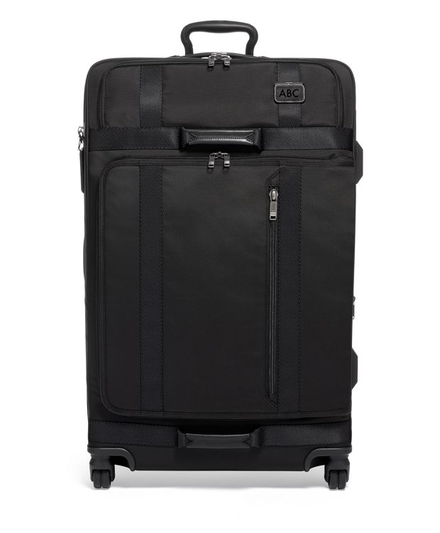 Black Extended Trip Expandable 4 Wheeled Packing Case