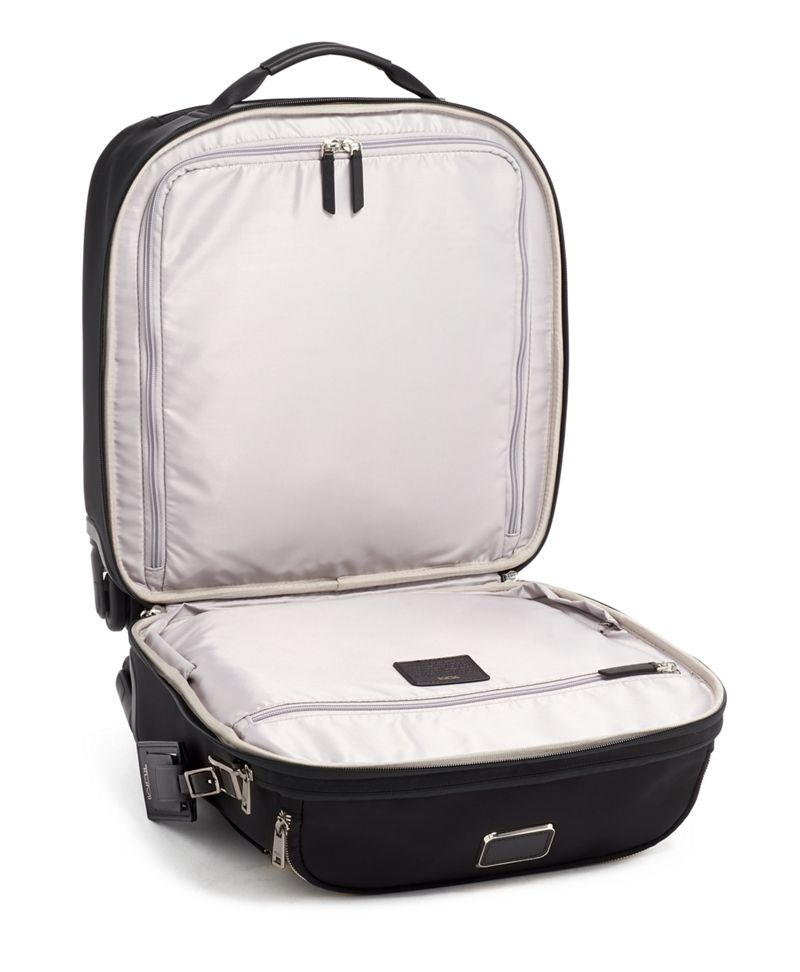 Black/Gunmetal Oxford Compact Carry-On